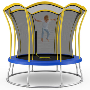 kids backyard spring trampoline with net