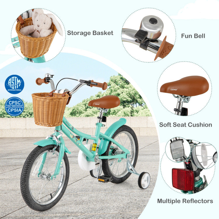 Kids balance bike with push handle option