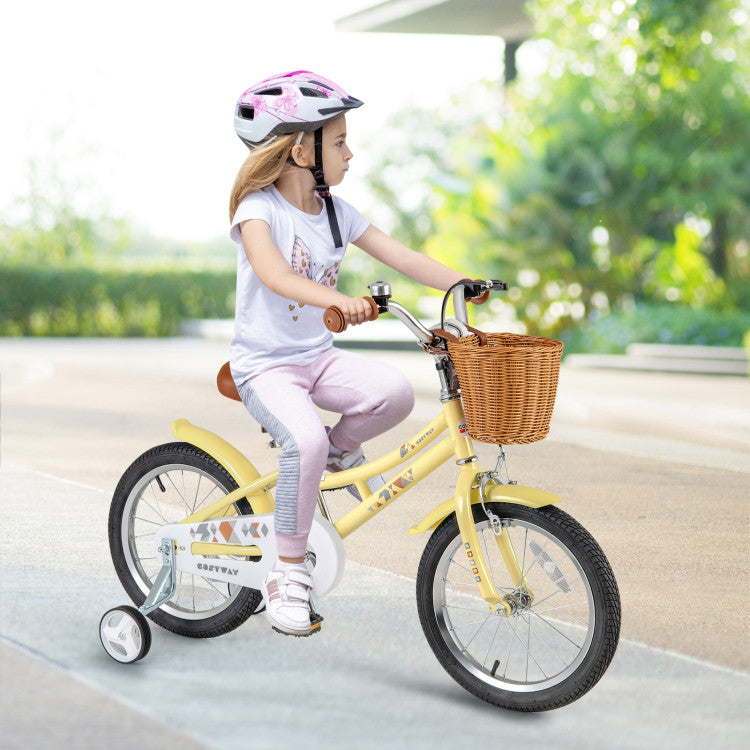 Ride on motorbike style kids pedal bike