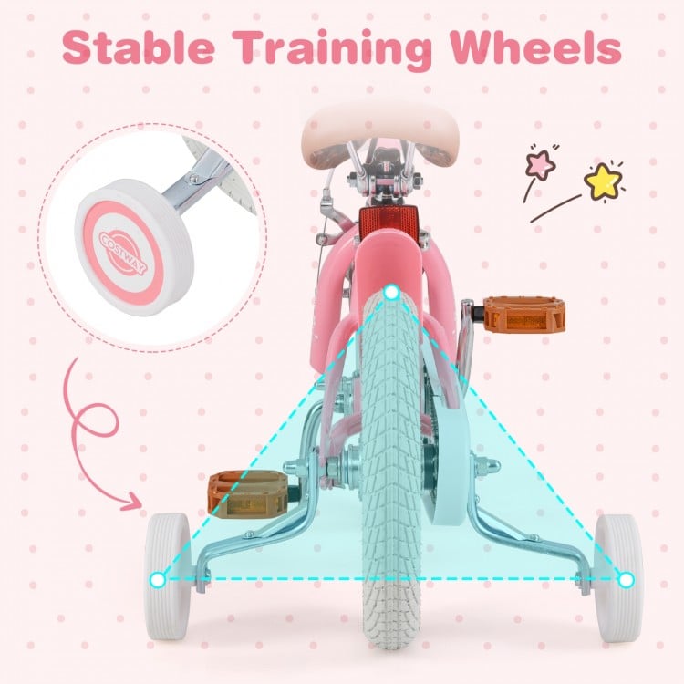 95 percent pre-assembled kids bicycle for easy setup