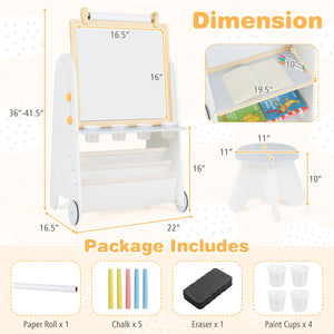 Kids blackboard drawing board for creative art activities