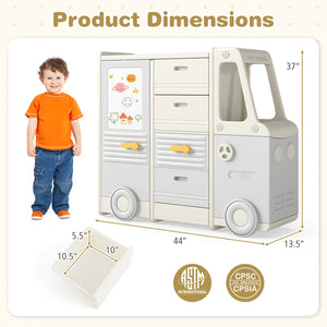 Children's organizer for books, toys, games, and art supplies