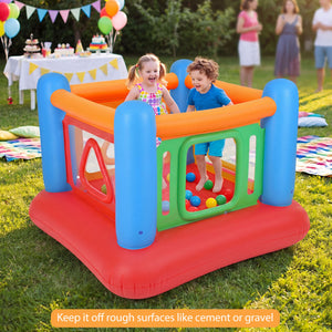 Inflatable playhouse designed for active kids play