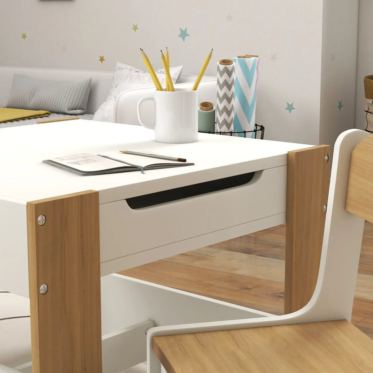 Kids desk with storage drawers