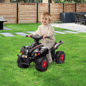 Compact ride-on ATV for toddlers and preschoolers