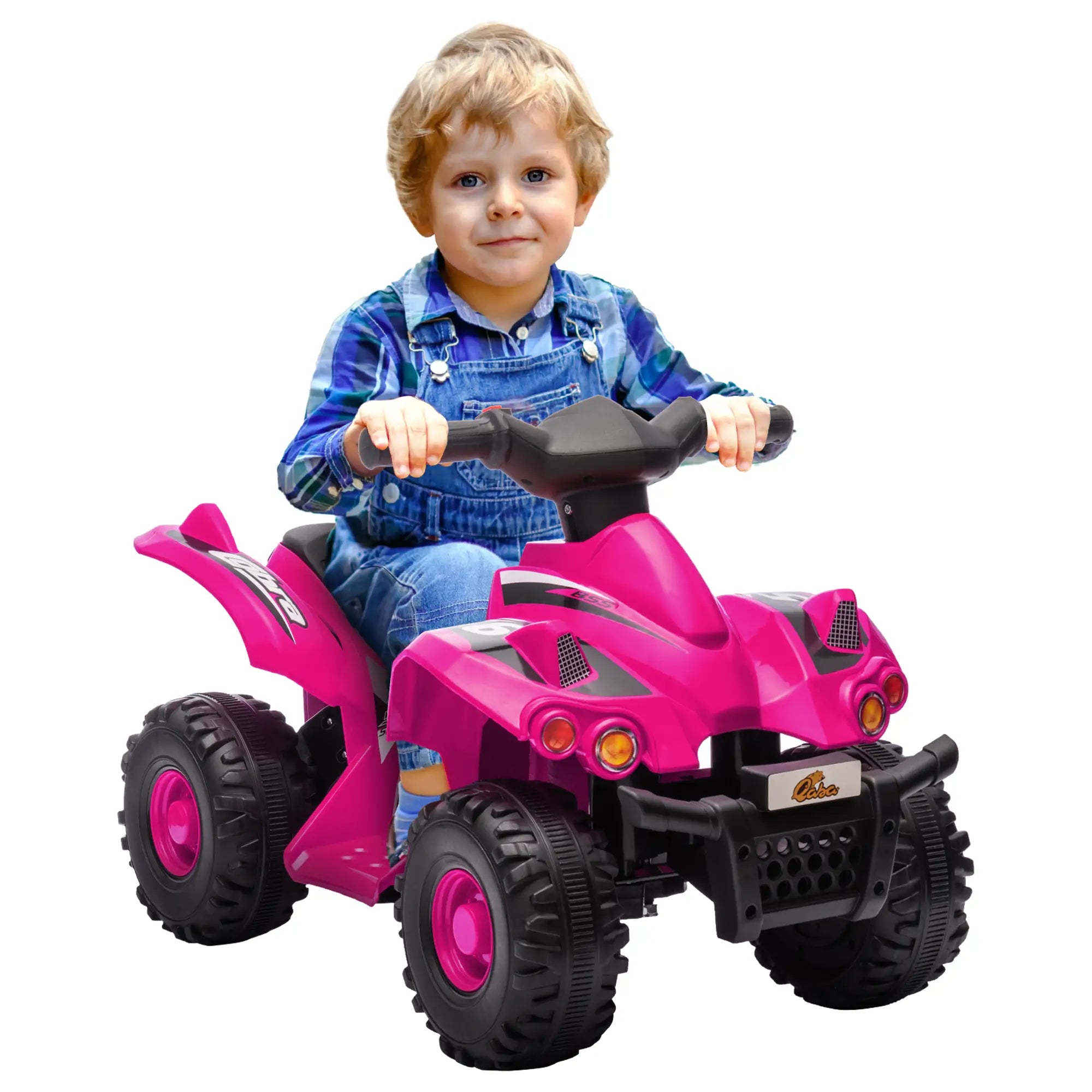 Kids 6V ATV toy with easy controls and comfortable seat