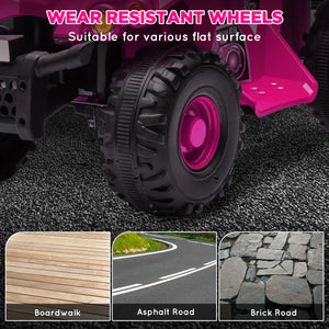 Children’s 4 wheeler ride-on with foot pedal control