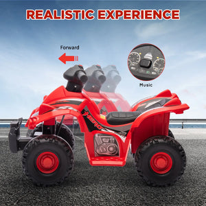 Ride-on ATV toy for kids with safe driving speed