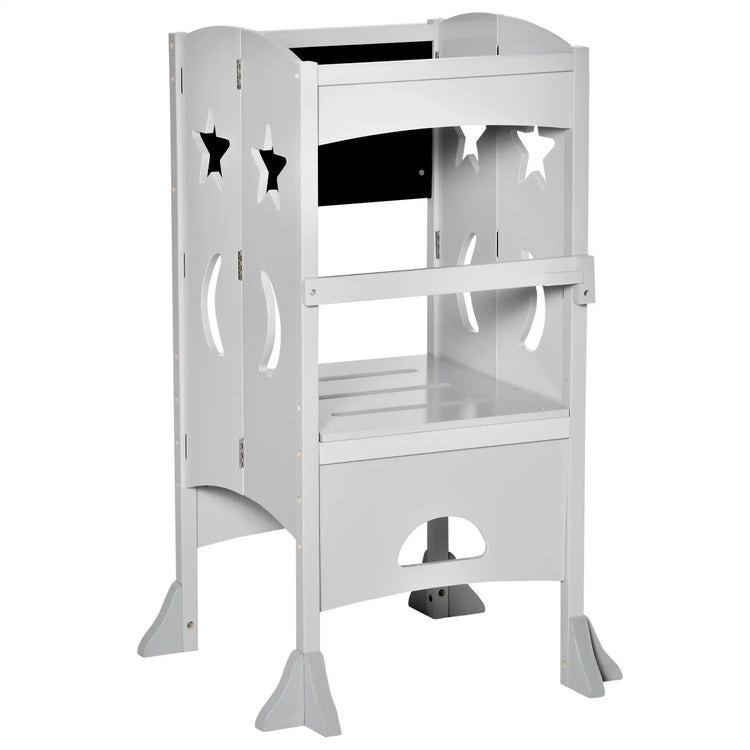Kids foldable kitchen step stool