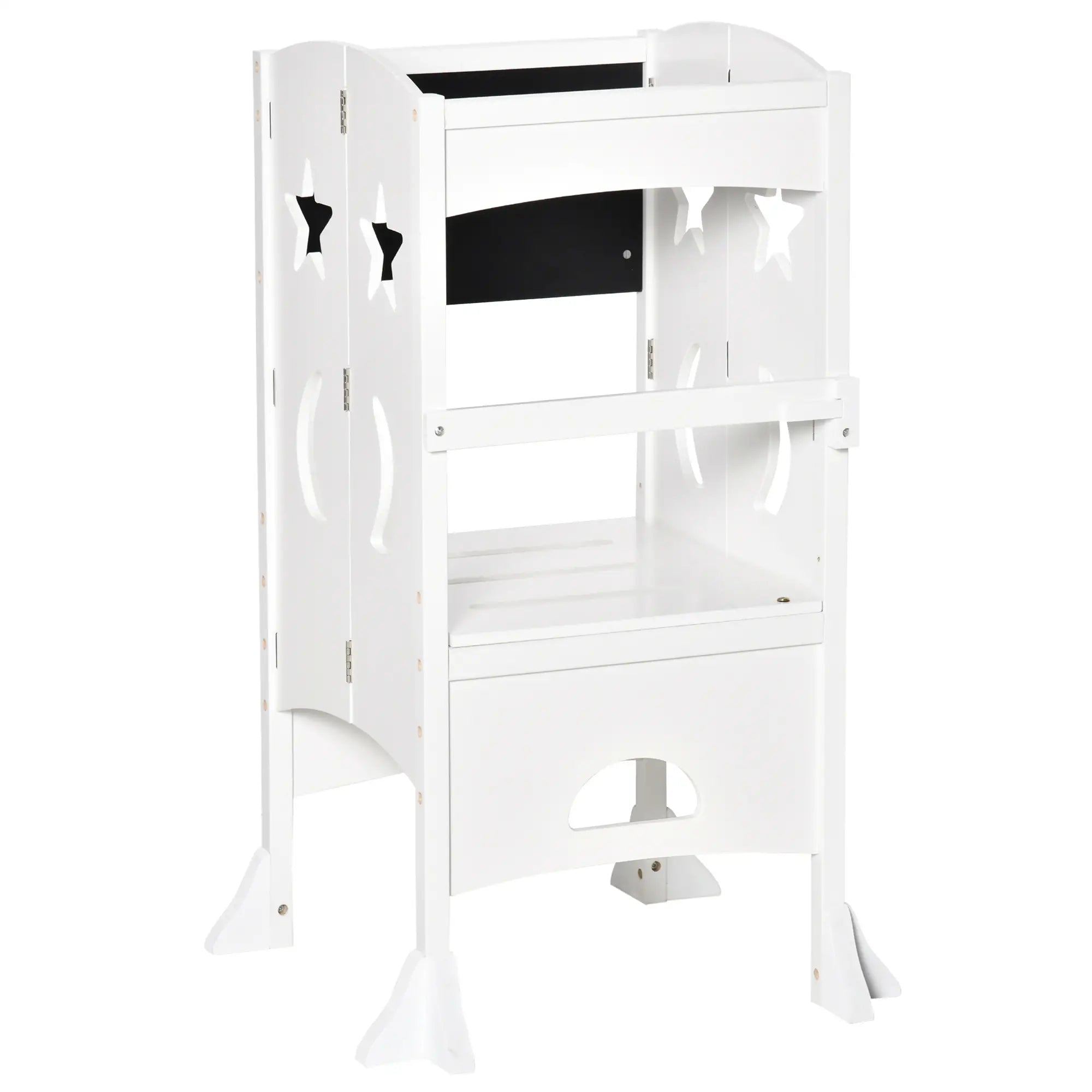 Folding learning tower for children
