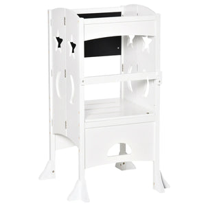 Folding learning tower for children