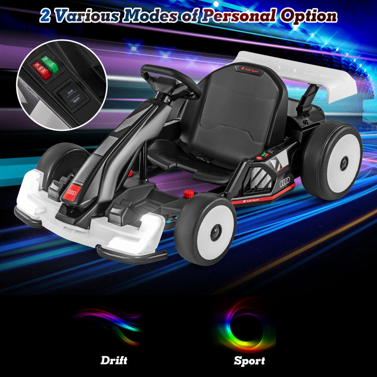 Kids ride on go kart LED taillights