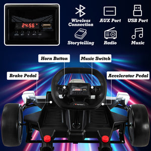 Kids go kart accelerator and brake pedals