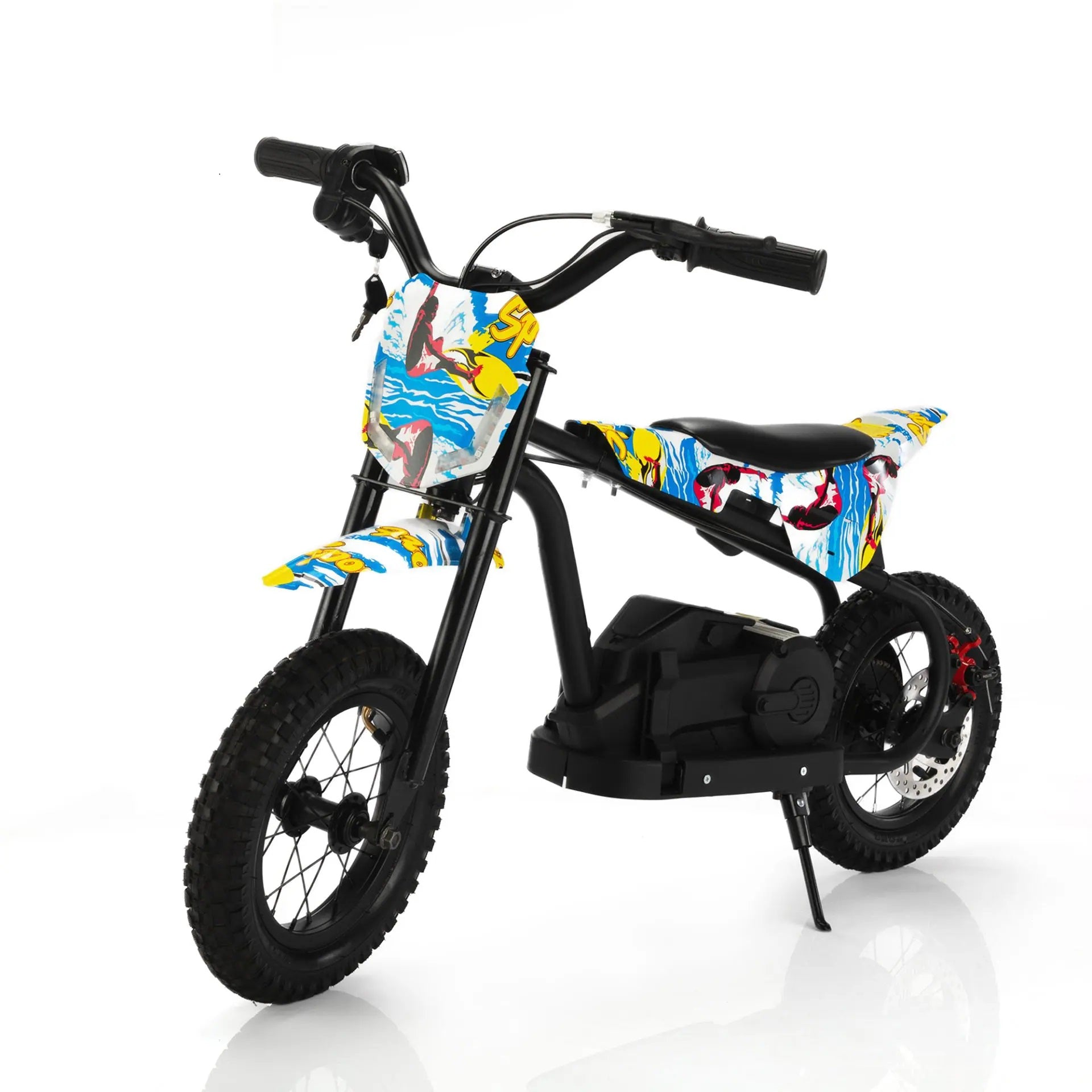 24V Electric Ride-On Dirt Bike for Kids Ages 6+, Off-Road Motorbike with 250W Motor, 3-Speed Modes, Disc Brakes, and Lithium Battery – Ride-On Motorcycle Up to 13MPH
