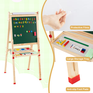 Children's standing easel for painting and drawing