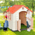 Kid’s playhouse toy set with slide and picnic table