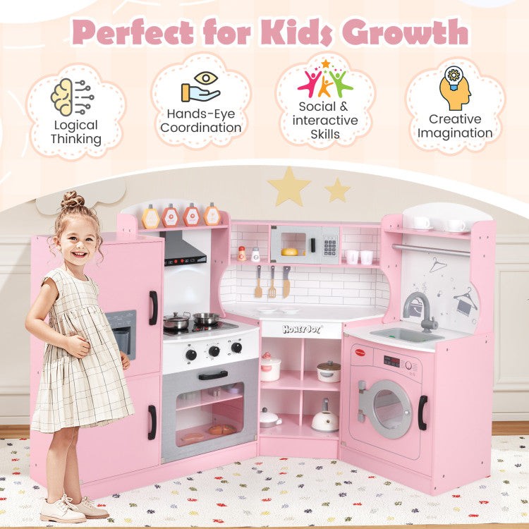 Role play corner kitchen for toddlers and kids to enhance creativity