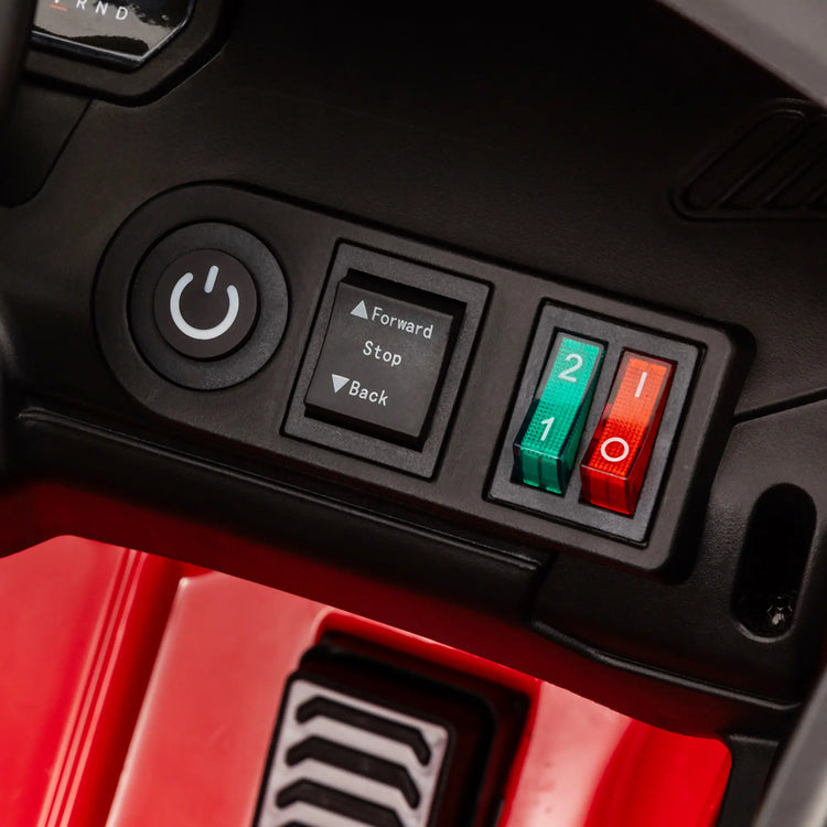 Kids’ ride-on car with soft-start for smooth acceleration