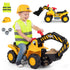 kids ride on excavator bulldozer full product view
