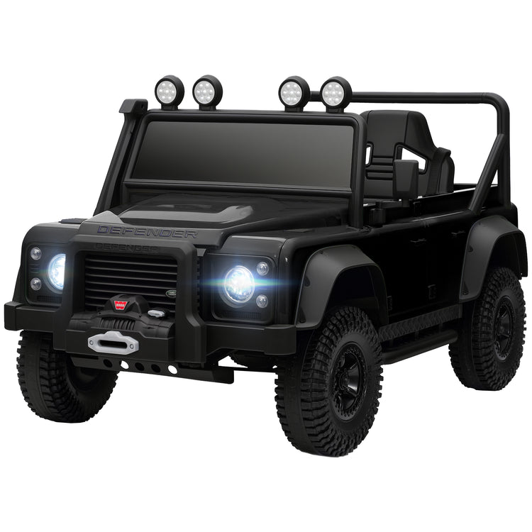Children’s battery-powered SUV ride-on toy with realistic design