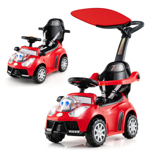 outdoor play with toddler ride on toy