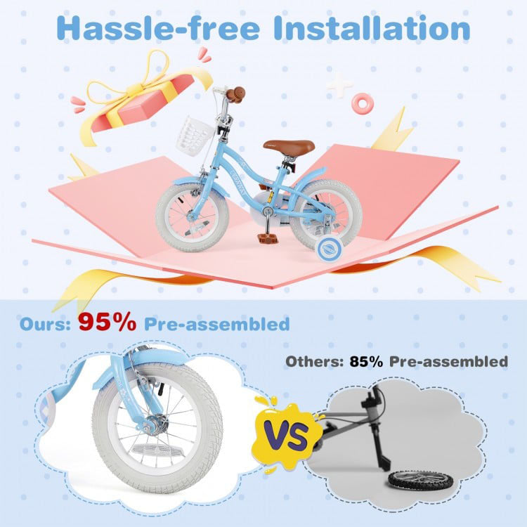 Removable basket for kids to store toys or snacks