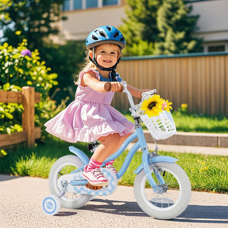 Safe hand and coaster brake setup for children’s bike