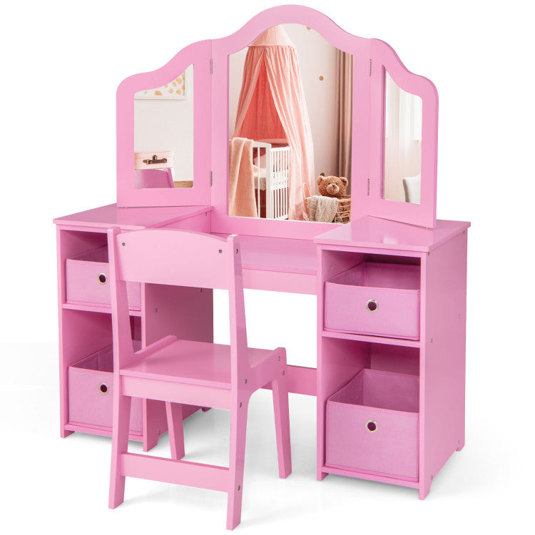 kids-vanity-pink-table-and-chair