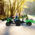 Battery powered kids ride on excavator vehicle