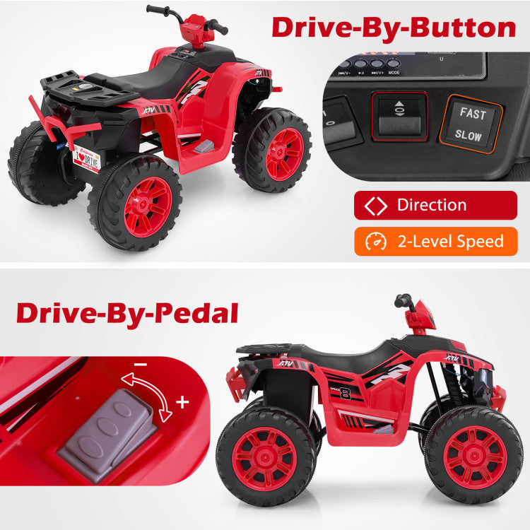 Kids electric vehicle with music and horn
