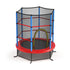 55 Inch Kids Trampoline with Enclosure Net – Recreational Bouncing Jumping Mat