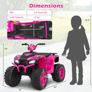 Kids ride-on vehicle with stereo and horn