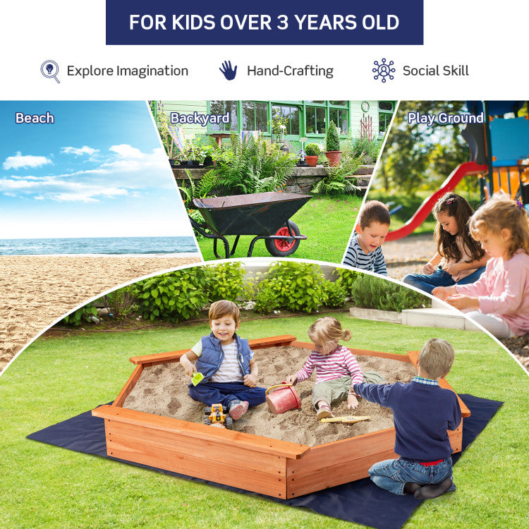 Kids sandbox gift idea for birthdays and holidays