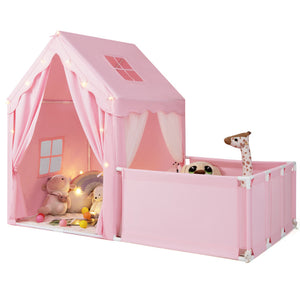 Large indoor playhouse for toddlers to explore