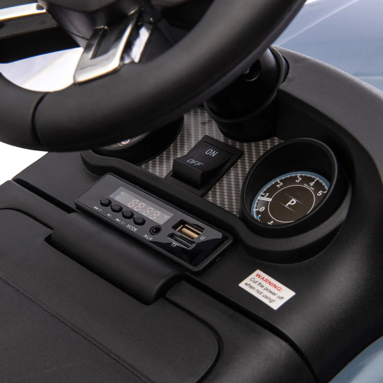 lightweight toddler ride-on car with easy-to-use steering