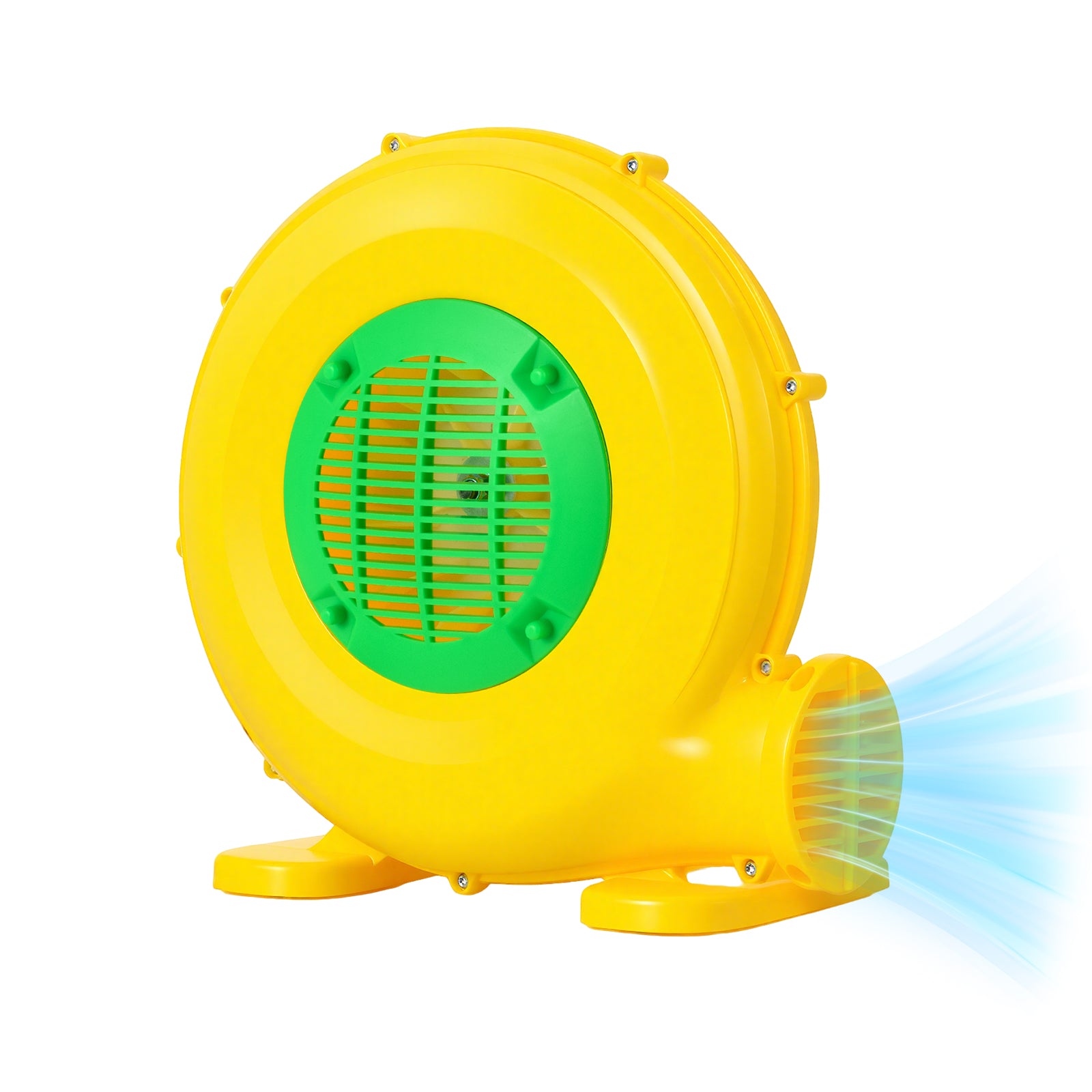 Inflatable blower with extended power cord