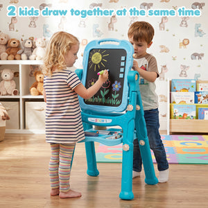 Magnetic whiteboard easel for children's drawing and learning2