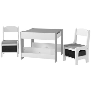 MDF kids study and play table set