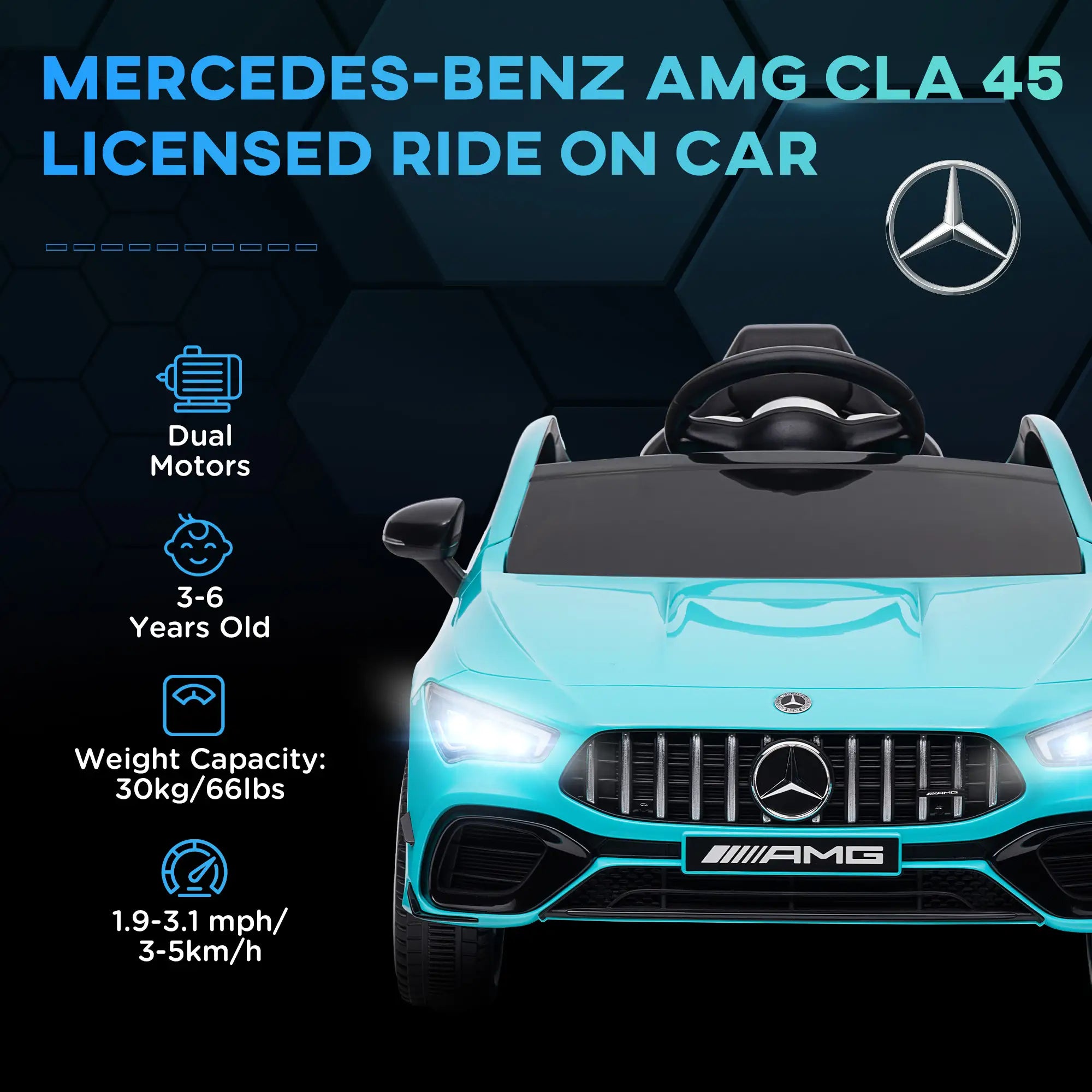 Mercedes-Benz electric car designed for kids ages 3–6.