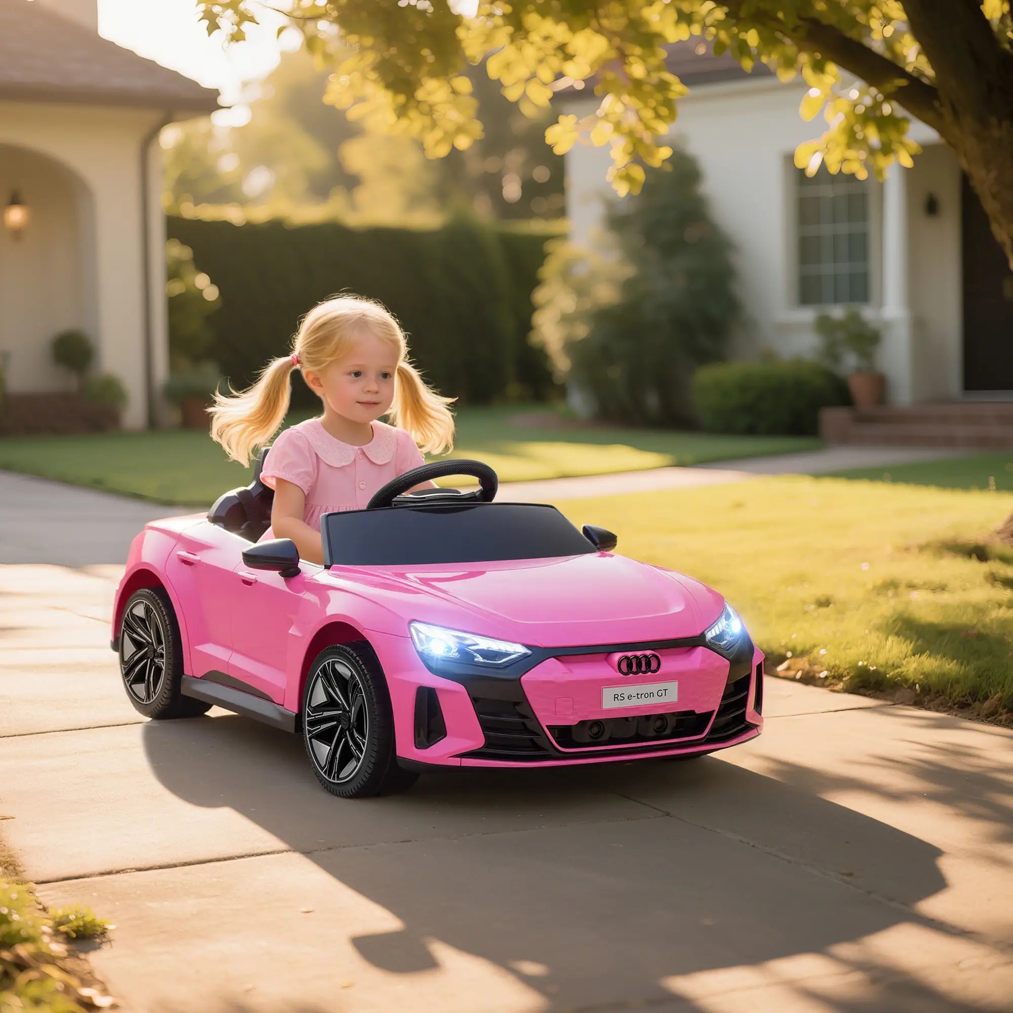 Mini kids toy car ride on Audi design