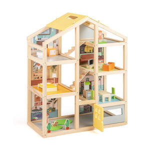 Modern family playhouse toy set for children
