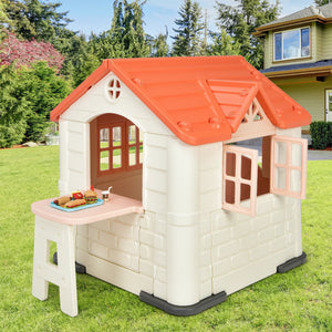 Multi-activity playhouse set for children ages 3 to 8