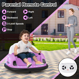 Ride-on bumper car with interactive music function