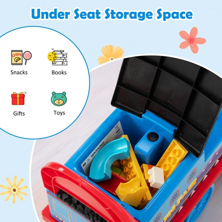 Easy-to-assemble ride-on train toy