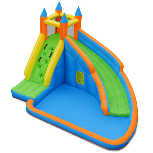 inflatable bounce house water slide