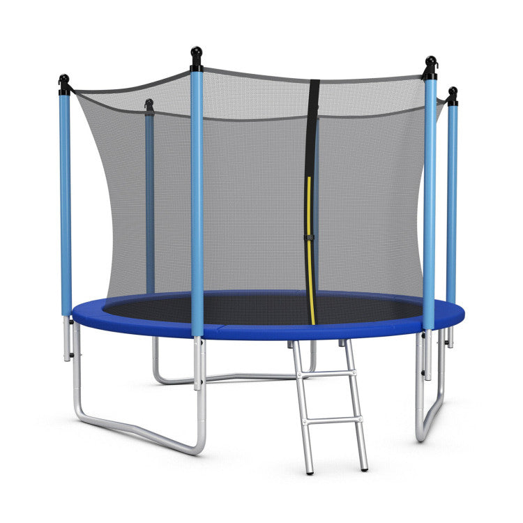 Outdoor heavy duty trampoline with safety net