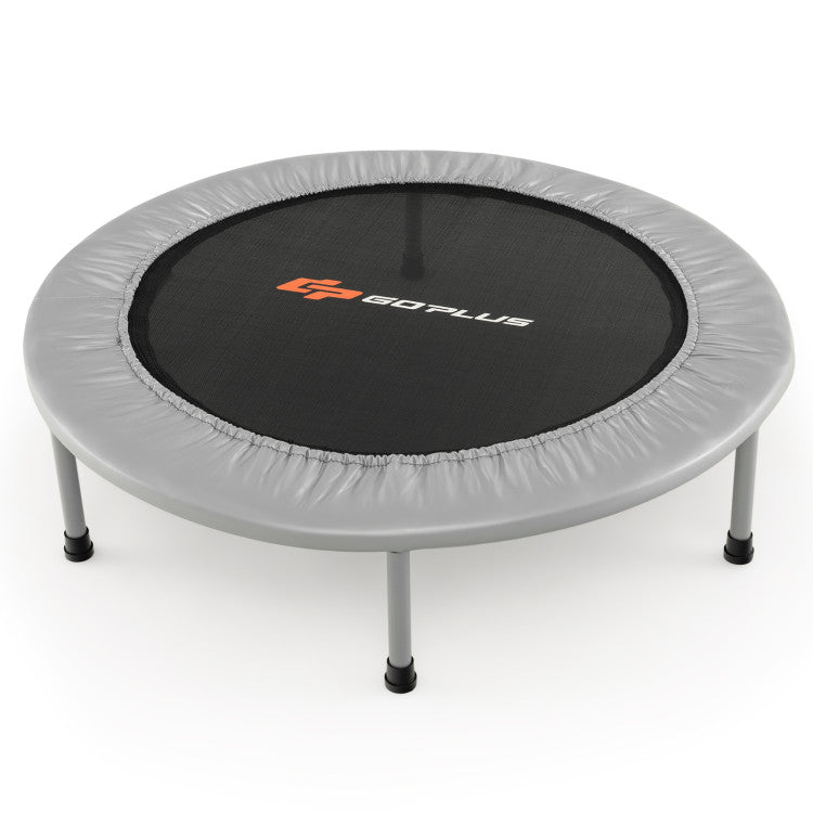 Outdoor portable trampoline with non-slip feet