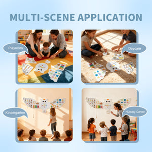 Owl Montessori learning center with hands-on educational activities