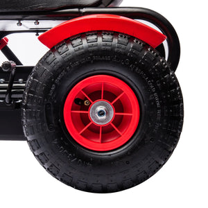 Pedal powered go kart suitable for boys and girls