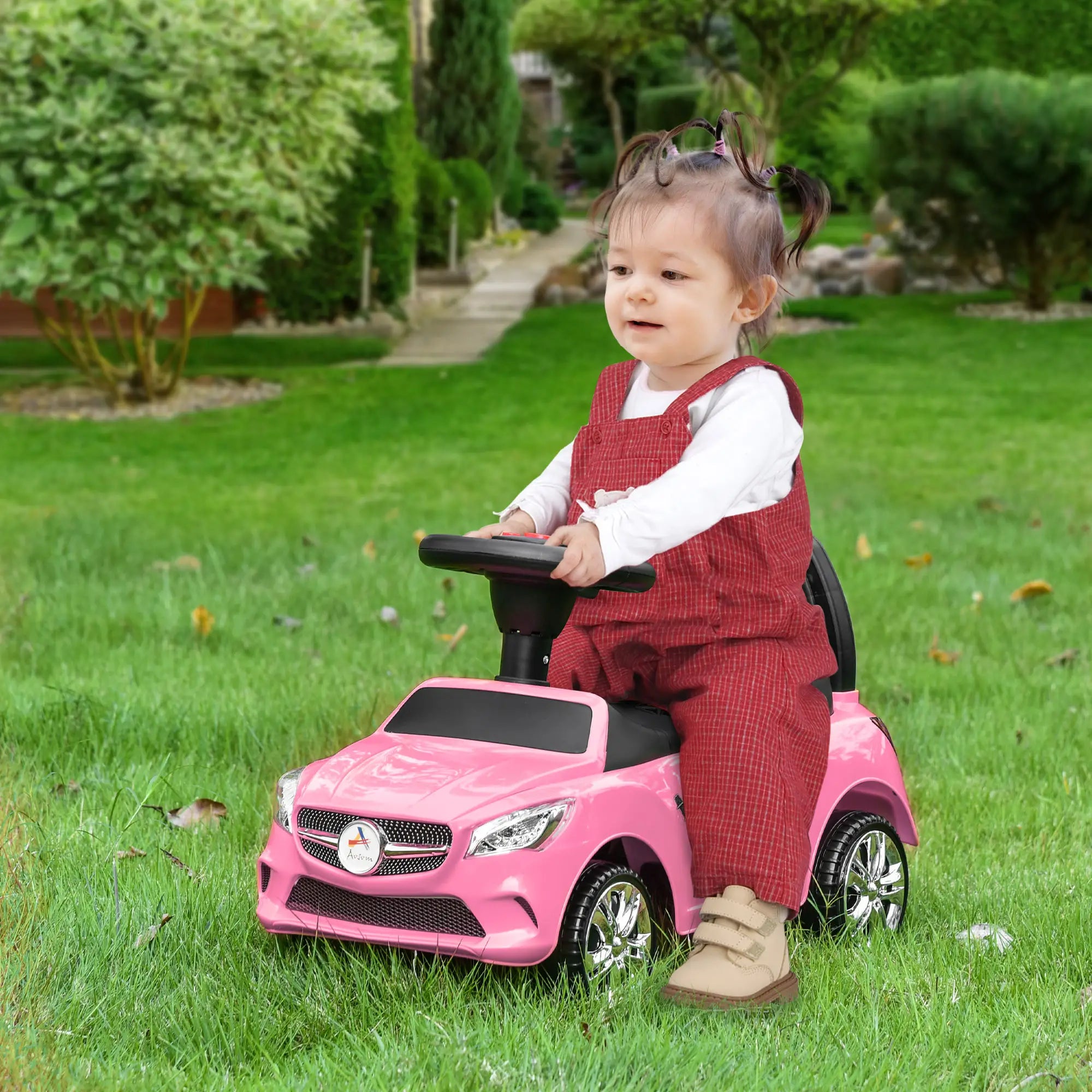 Durable plastic push car for kids